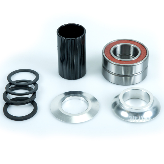 Cryptic Flow Bottom Bracket Kit 22mm anodised Silver