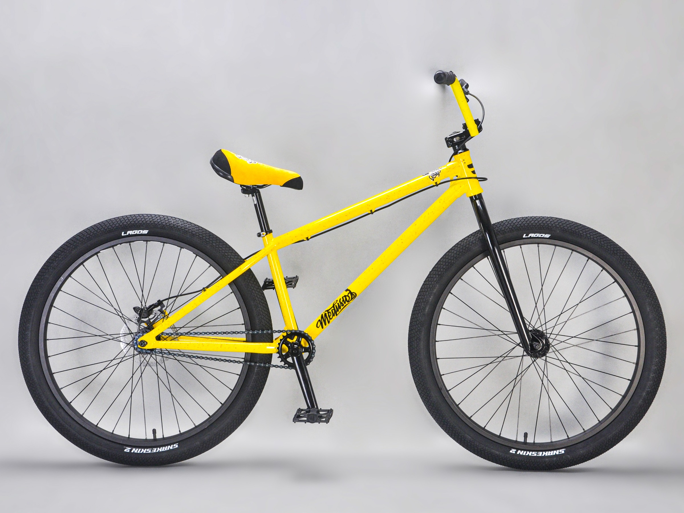 Medusa Yellow Wheelie Bike