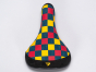 Checkered Wheelie seat Red/Gold